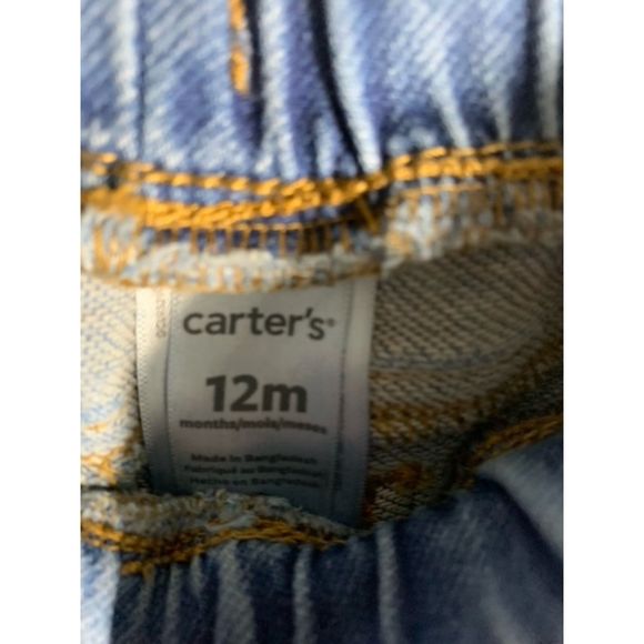 Carter Baby Pull-On Jean Pants 12M - Picture 3 of 3